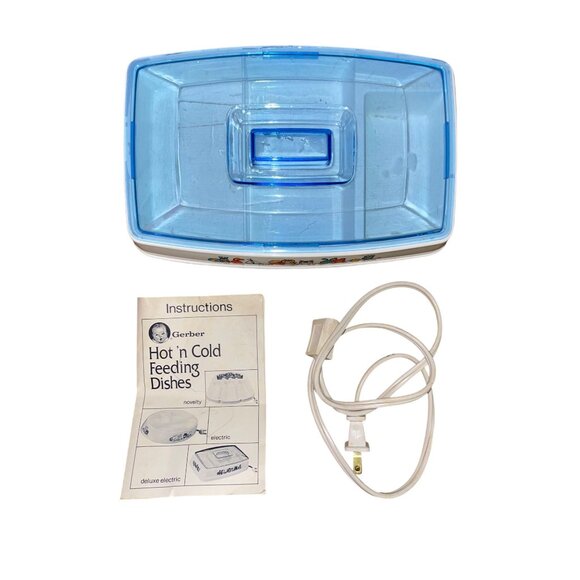 Vintage Gerber Hot ‘n Cold Dish and Lid with Suction Cup Used - Picture 2 of 16